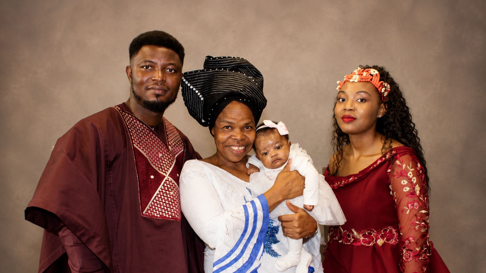Jasper Samuel with family